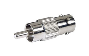 RCA male to BNC female adaptor RCA male to BNC female adaptor